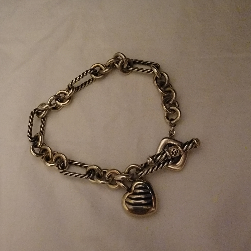 David Yurman Cable Heart Bracelet